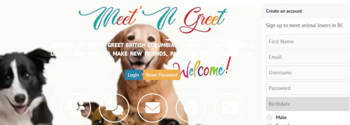 web site for BC Animal Lovers