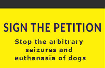 Stop arbitrary seizures, euthanasia and provide access to justice petition